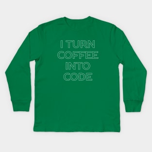 Funny Coding and Programming T-Shirt Kids Long Sleeve T-Shirt